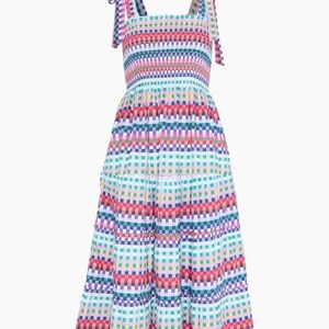 Hill House Home The Ribbon Ellie Nap Dress - Multi Gingham Maxi Small